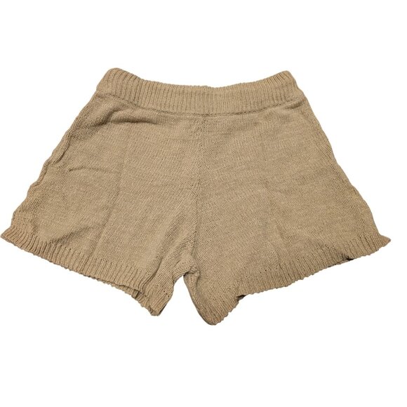 DYI Women's Sweater Felt Bottom Short Tan Size Medium - Picture 3 of 9